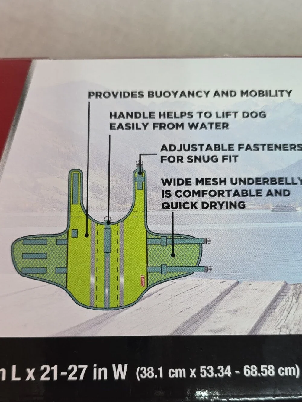 Coleman pet flotation